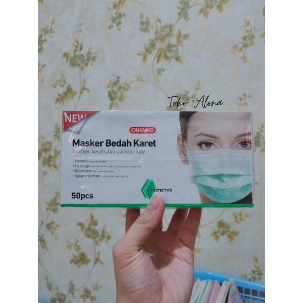 Ready Masker Onemed Earloop isi 50 pcs