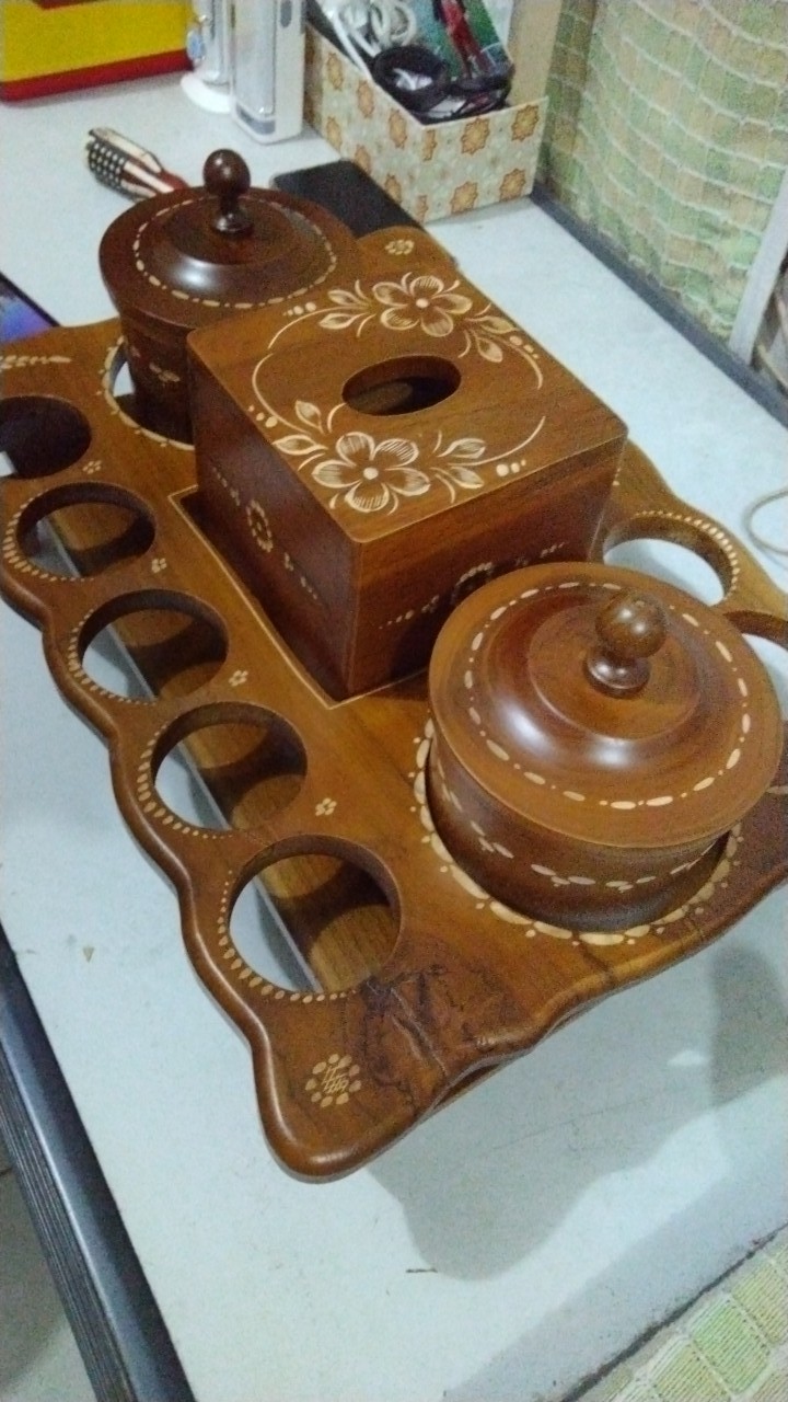 Set Tempat Aqua Toples Dan Box Tisu