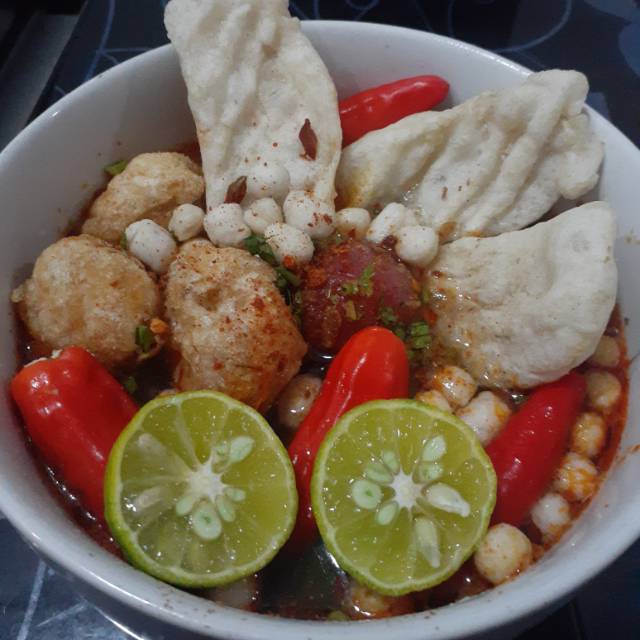 

Bapel Pelangi Spesial/viral/warna warni/enak pedas dan gurih