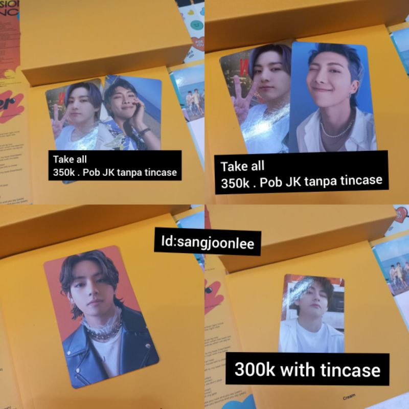 BTS Butter PC RM, message Suga,pob jungkook