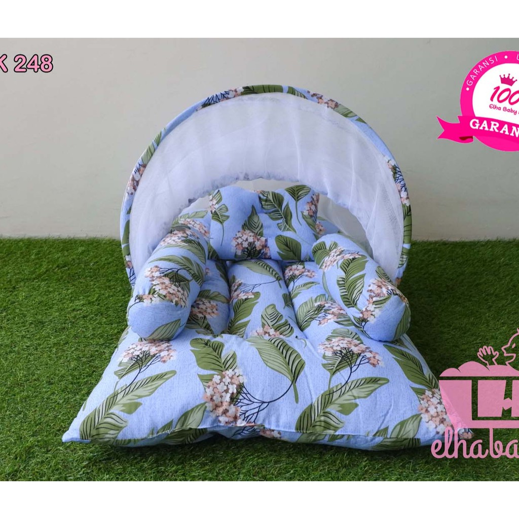 Kasur Kelambu Bayi / [COD] Sofa Bayi Multifungsi / Kasur Bayi Empuk / Baby Lounger