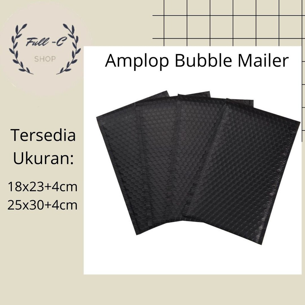 

Amplop Bubble Mailer Hitam