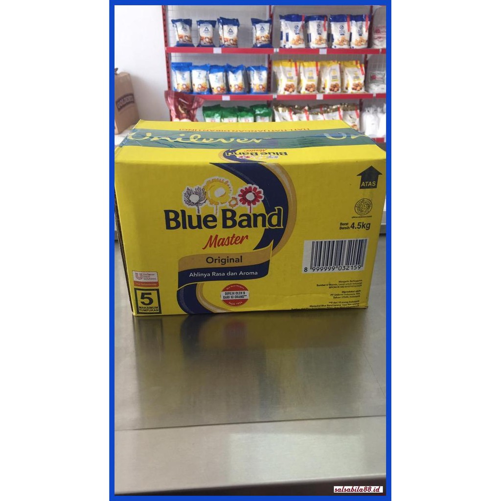 

Rettubagetnem- Blueband 4,5 Kg Master Original Mentega Margarine -Asli-Slii.