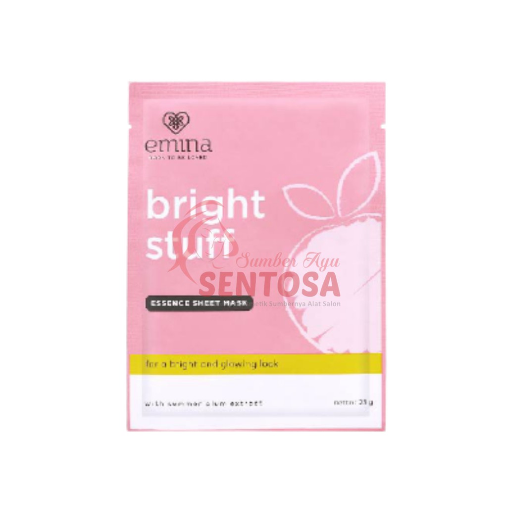 EMINA BRIGHT STUFF ESSENCE SHEET MASK