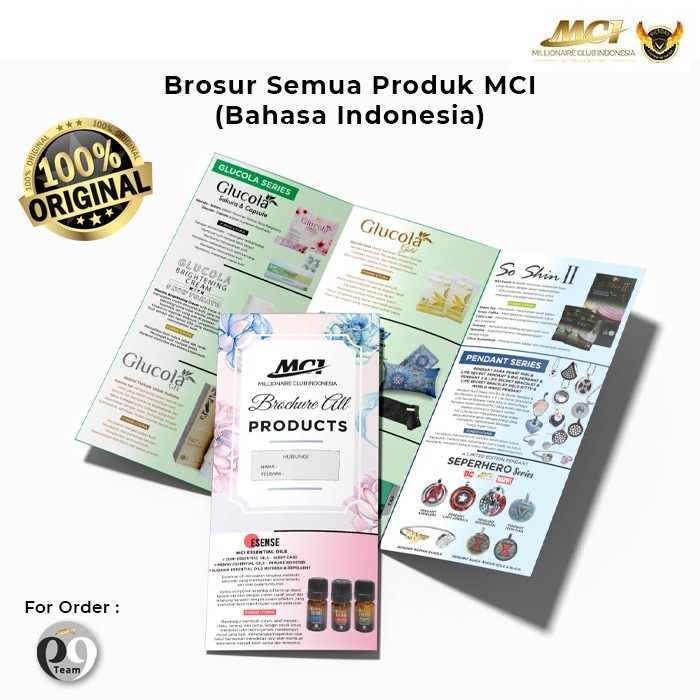 Terlaris Brosur All Produk MCI (Bahasa Indonesia) 100 Lembar