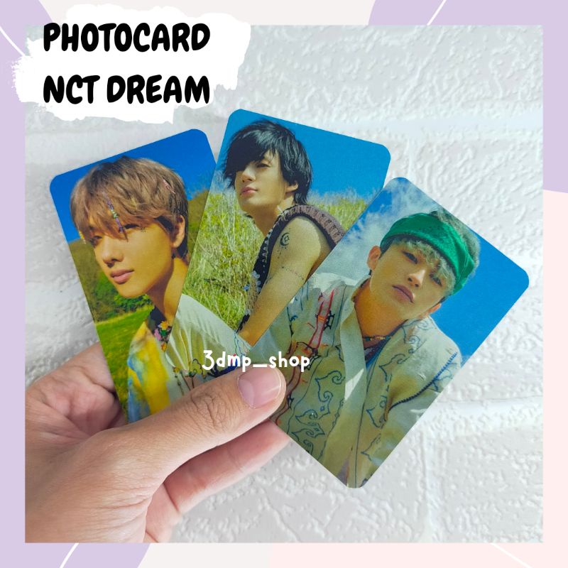 [25 Lembar] photocard lomo photo card nct dream hello future peace love one day big thrills past