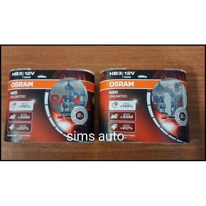 Osram Hb3 Nbr Unlimited ( Nbu ) 12V 60W