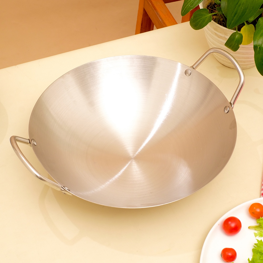 Wajan Penggorengan Stainless Aneka Ukuran