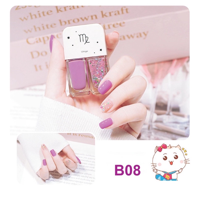 QEILA - KUTEK FEALI 2in1 KUTEK HALAL KUTEKS KOREA NAIL POLISH CAT KUKU MUSLIMAH