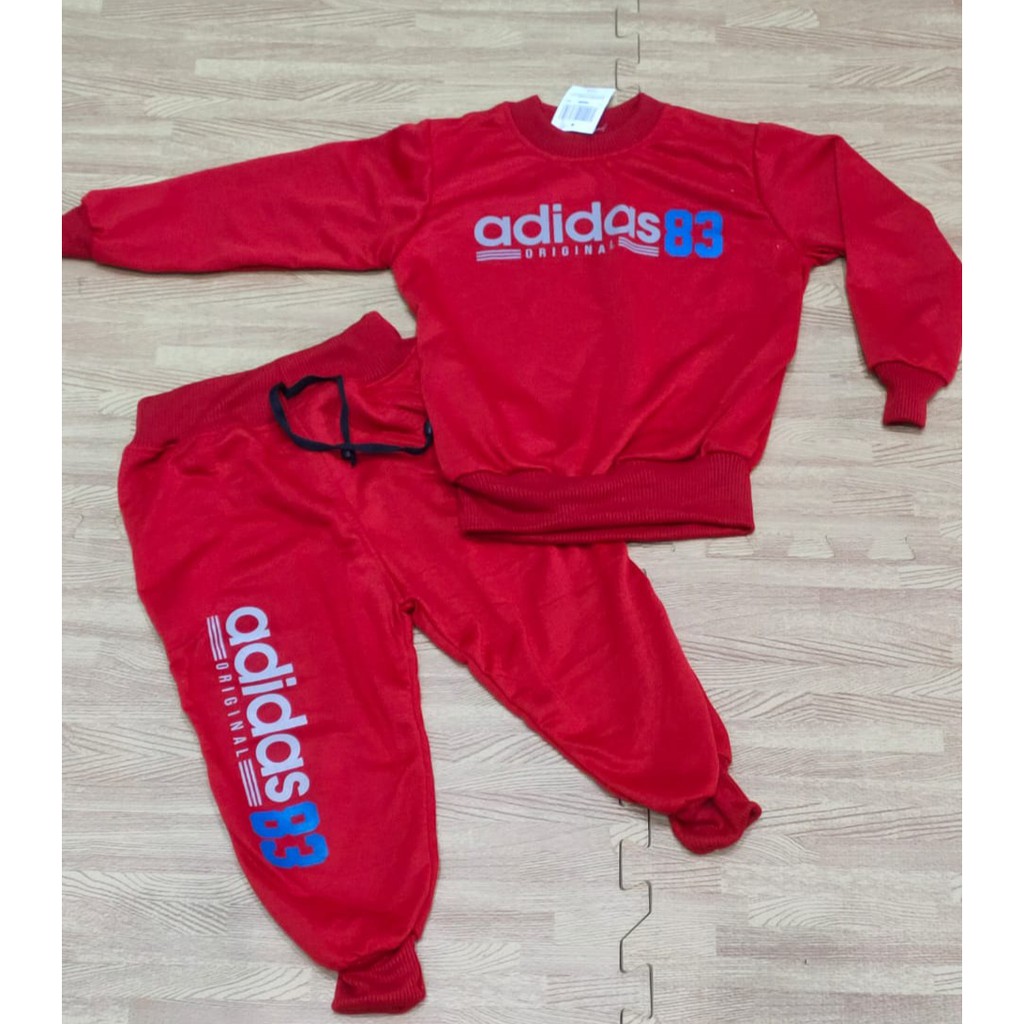 SETELAN SWEATER TRENING TRAINING ANAK JOGGER 1-10 thn !!!