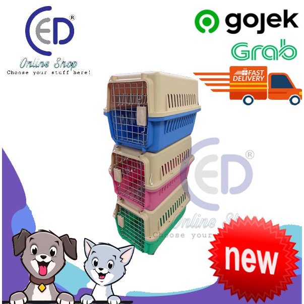 PET CARGO / PET CARRIER / KANDANG KWALITAS PREMIUM VIA GOSEND DAN GRAB