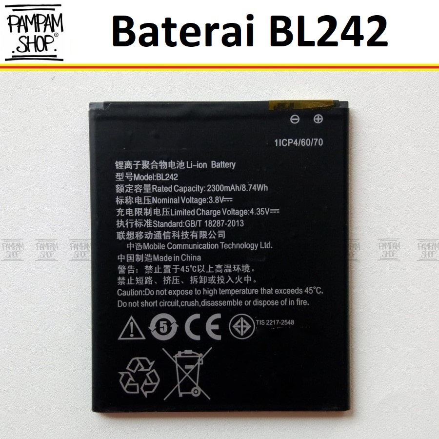 Baterai A6600 A6600+ A 6600 Plus BL242 Original BL 242 Batre Battery Batrai HP