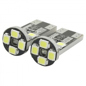 Lampu Mobil Headlight LED T10 W5W 8 SMD 1210 2 PCS - White