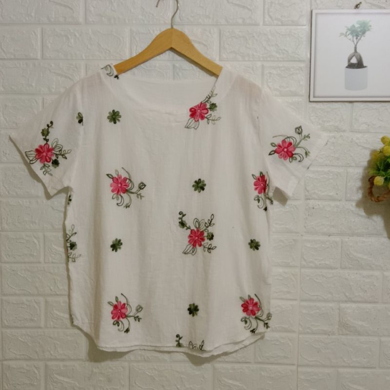 thrift atasan blouse wanita 03-88.ld 106 pj62(katun