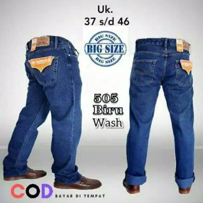  CELANA  JEANS  PRIA  UKURAN  JUMBO BIG SIZE Uk 38 46 