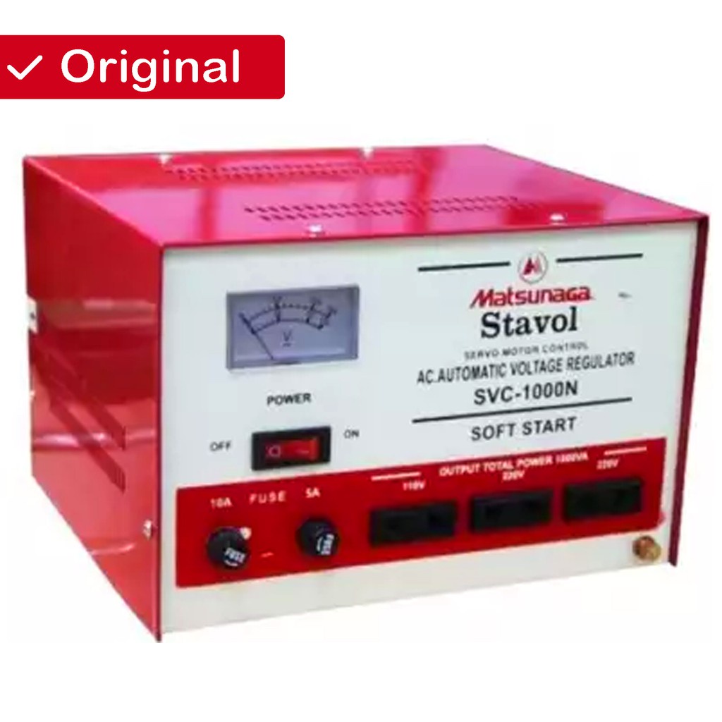 Stabilizer Matsunaga 1000Watt Stavol Svc 1000Watt BERGARANSI RESMI 1 TAHUN MANTAP