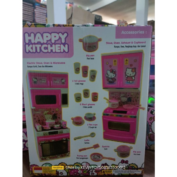 HAPPY KITCHEN HELLO KITTY / HAPPY KITCHEN LOL / MAINAN MASAK MASAKAN DAPURKU SET LENGKAP