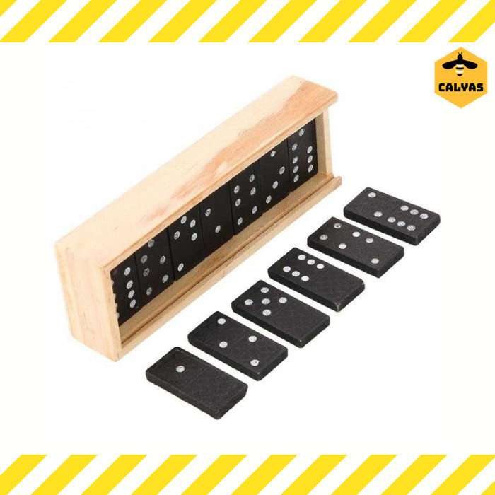 Permainan kartu Gaplek Mainan Domino Gaple Kayu Board Game 28 PCS