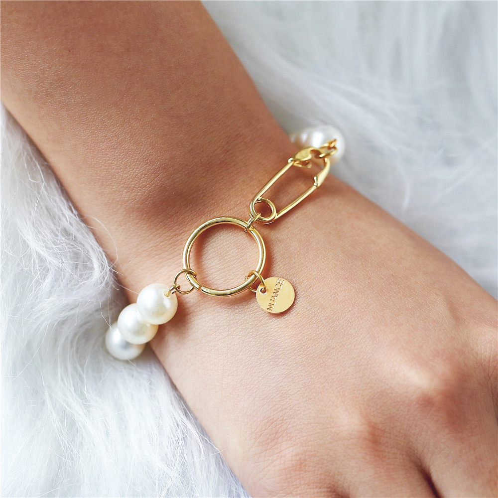 Custom Jewelry Retro Pearl Bracelet Female Korean Female Flower Bracelet Fashion Custom Jewelry