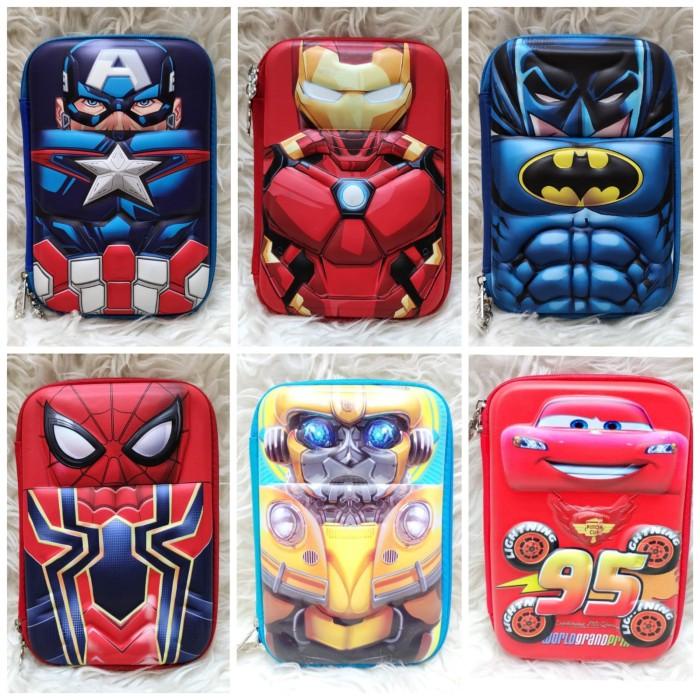 

Lopak | Kotak Tempat Pensil Anak Cowok Batman Avenger Ironman Hardcase Smiggle Best SELLER Berkualitas !