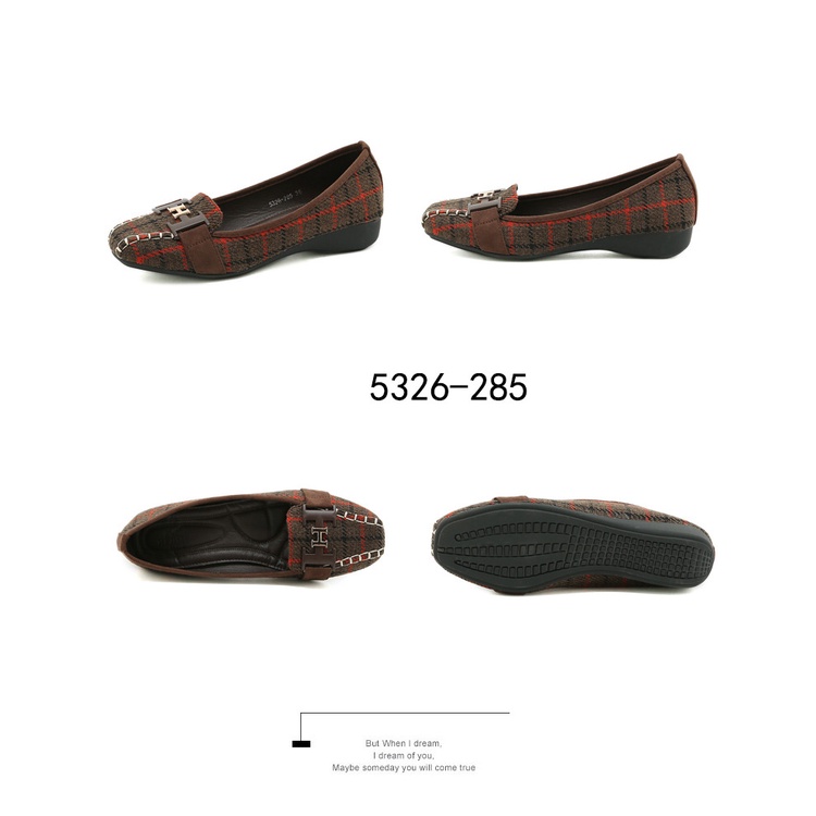 Logo Flat Shoes #5326-285