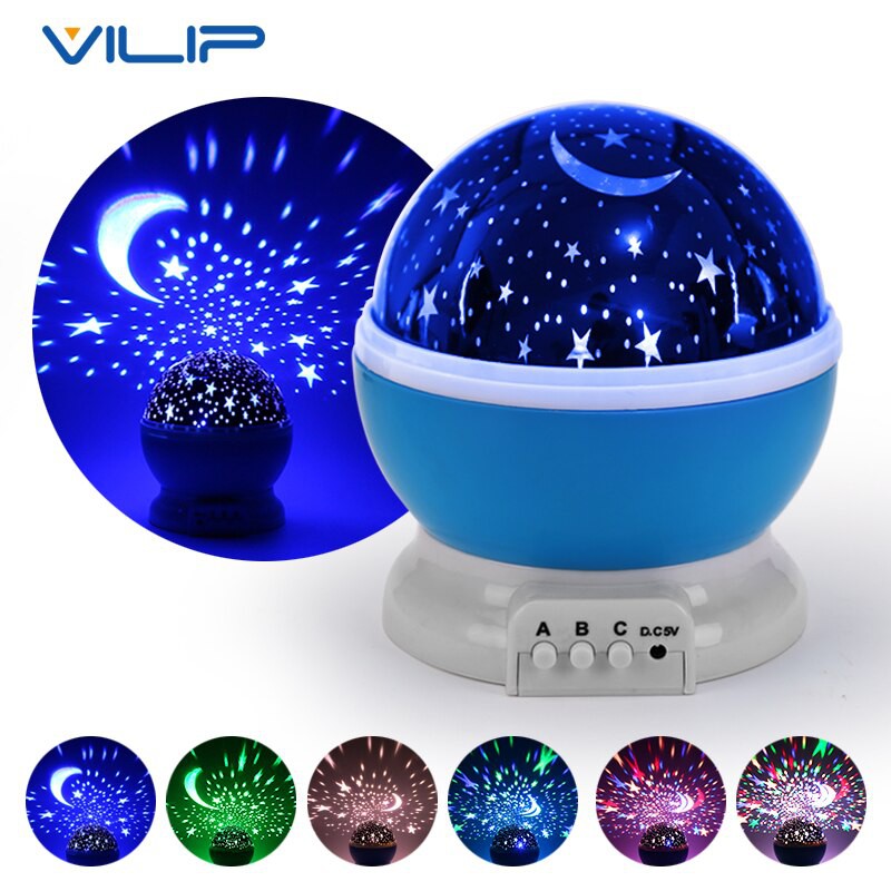 star projector - led light star - lampu tidur anak