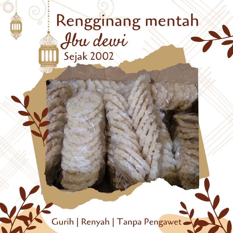 

RENGGINANG MENTAH IBU DEWI