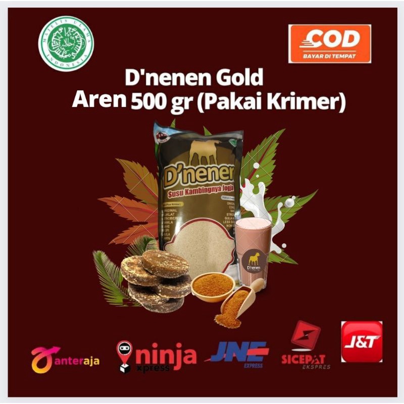 

Susu Kambing Etawa Bubuk D'nenen Gold Aren 500gr (Pakai Krimer)