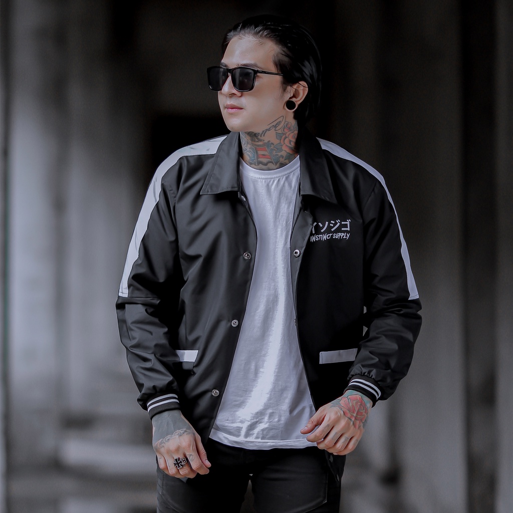 JAKET PRIA - JAKET COACH INSTINCT - JAKET WINDBREAKER - JAKET PARASUT PRIA - JAKET PARASUT STREET CULTURE