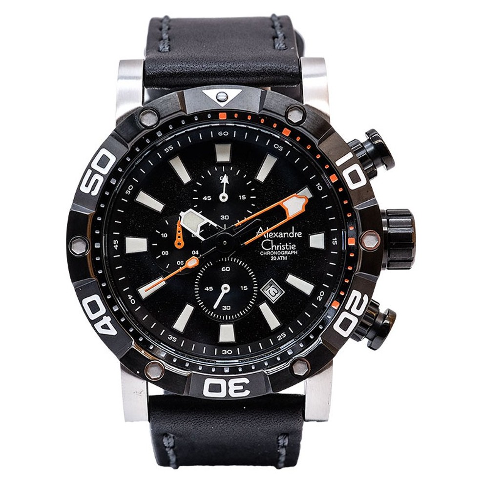 JAM TANGAN PRIA ALEXANDRE CHRISTIE DIVER AC6413 MCLTBBA