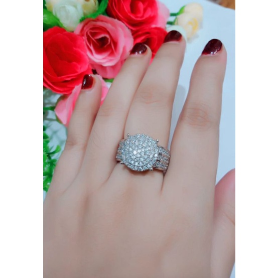 PROMO,,,, CINCIN WANITA TITANIUM MOTIF PILIHAN LAPIS EMAS 24 K ANTI KARAT