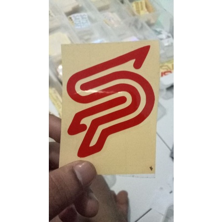 STIKER CUTTING LOGO SP VIRAL KEKINIAN KEREN VARIASI MOTOR HELM MURAH COD