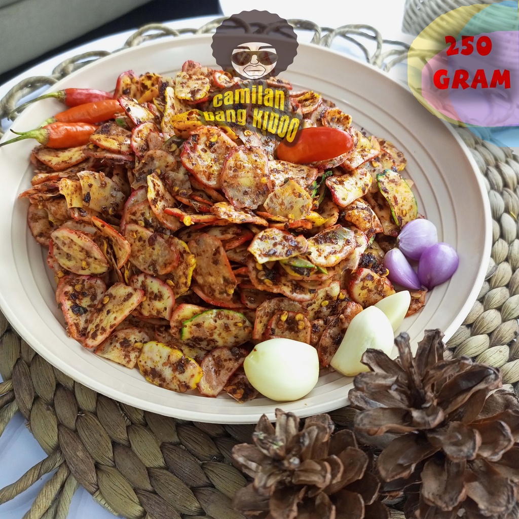 

CAMILAN PEDAS - SEBRING SEBLAK KERUPUK BAWANG BANTET PEDAS DAUN JERUK 250 GRAM