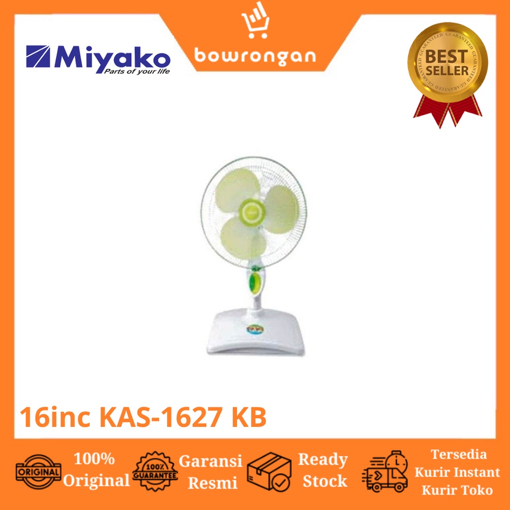 MIYAKO DESK FAN DAN STAND FAN 16inc KAS-1627 KB