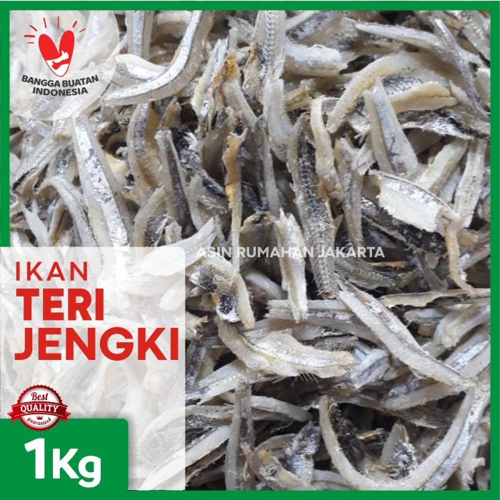 

PROMO Ikan Teri Jengki Asin 1Kg / Ikan Asin Teri Jengki