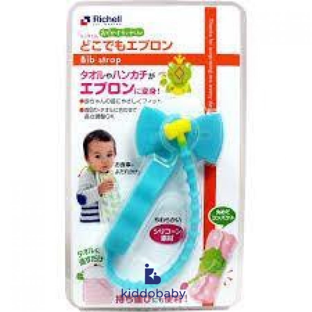 Richell Bib Strap Ribbon - Blue