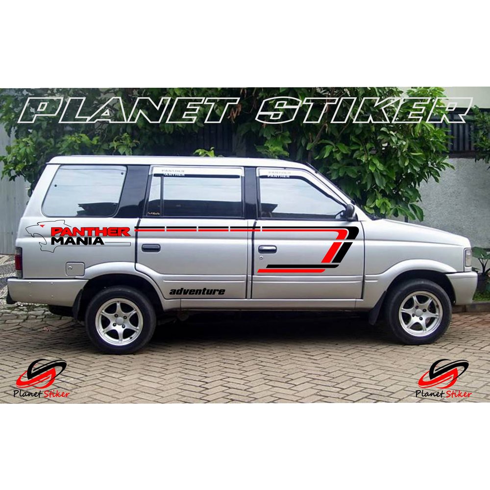 CUTTING STICKER STIKER MOBIL ISUZU PANTHER MITSUBISHI KUDA TOYOTA KIJANG TEKS Shopee Indonesia