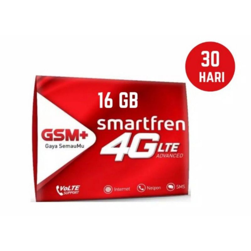 [[ Kartu ]] Perdana SMARTFREN 16GB