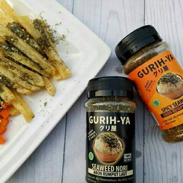 Gurih Ya gurihya seaweed nori seasoning bottle botol 45gr POUCH 25gr BONITO