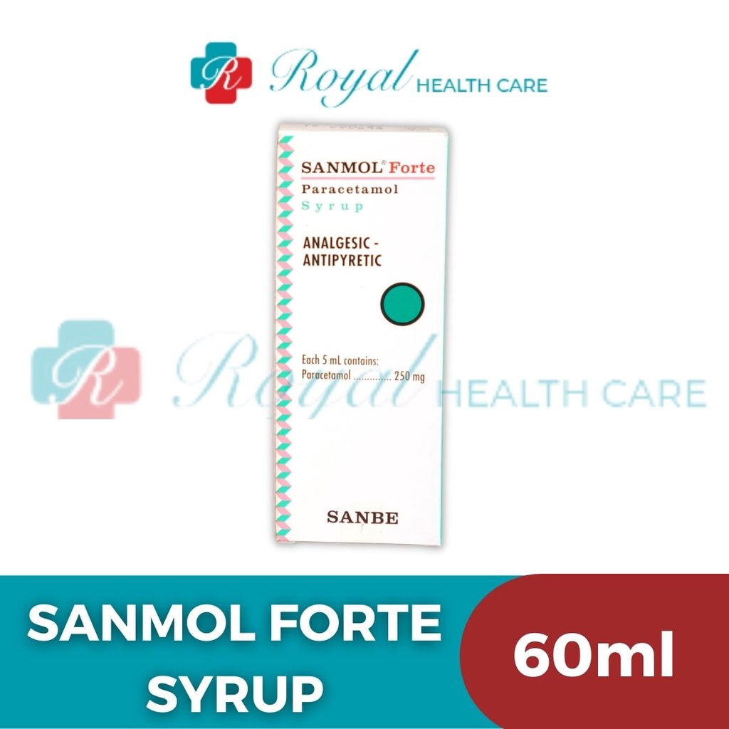 SANMOL SIRUP FORTE 60ML EFEKTIF MENURUNKAN PANAS