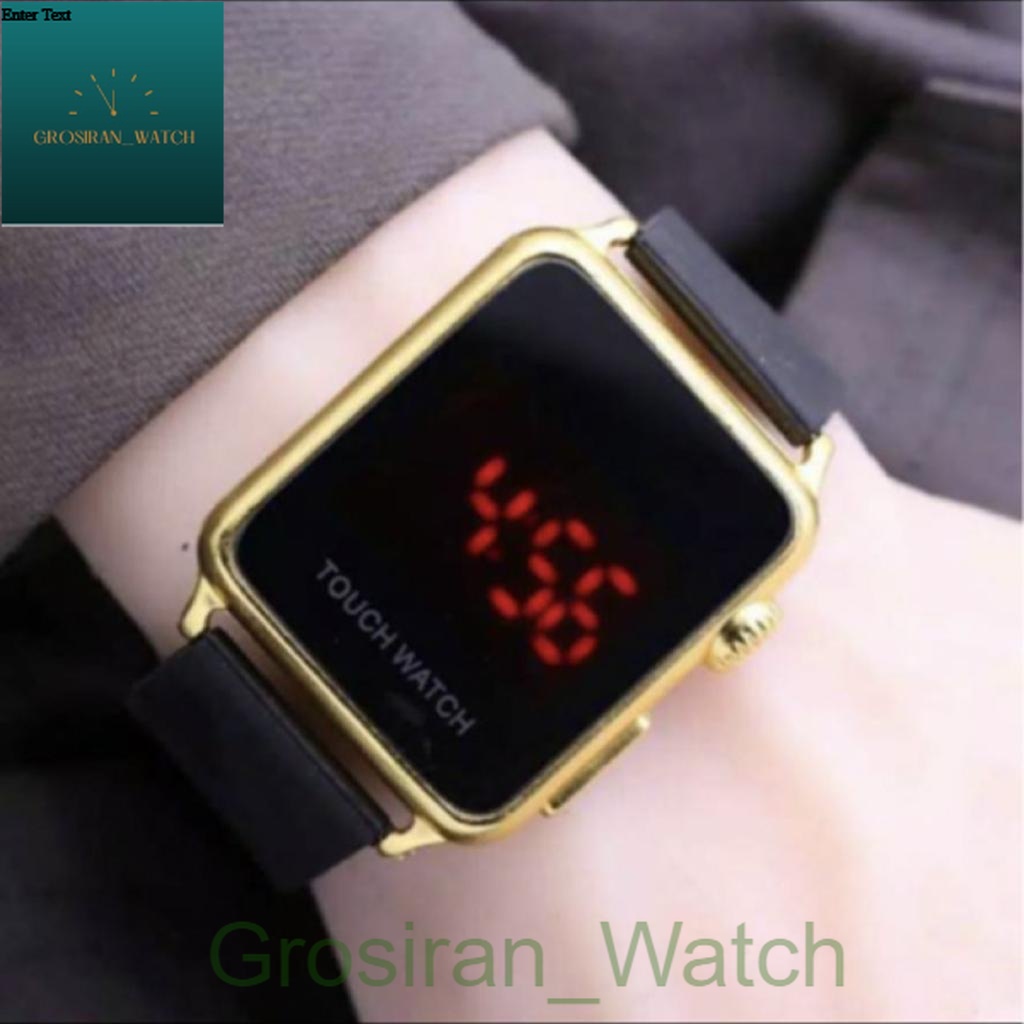 Jam Tangan Pria Touch Screen Digital Rubber / Ready 5 Warna [G_W]