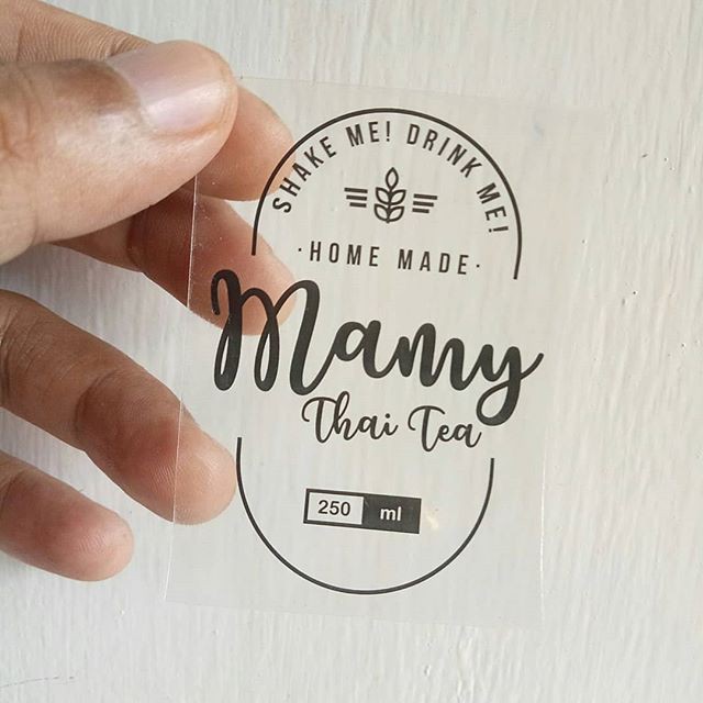 Jual Stiker Label Transparant Stiker Label Bening Murah Baca