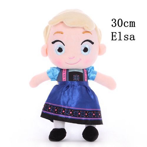 Mainan Boneka Plush Disney Frozen Fever Elsa Anna Stuff Snowman Lizard 50cm Untuk Anak Perempuan