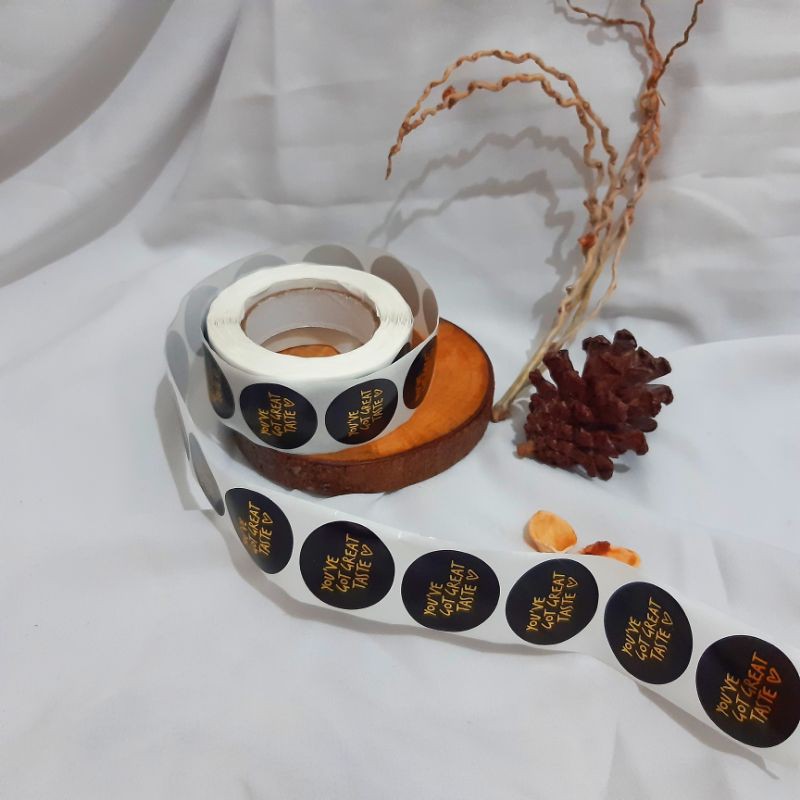 

SOMEBYSYFA - Stiker packaging - hampers/gift kado you have a great taste