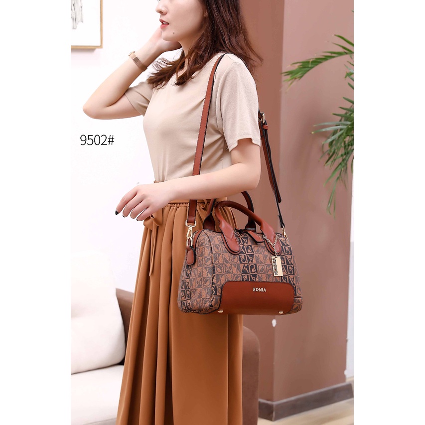 Bonia Shoulder Bag With Sling Bag #TC9502 Baru