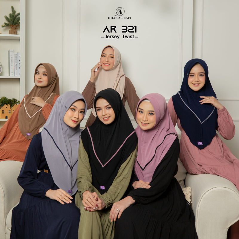 Terlaris√ Ar 321 | Arrafi 321 | Bergo hijab arrafi | jilbab instan murah