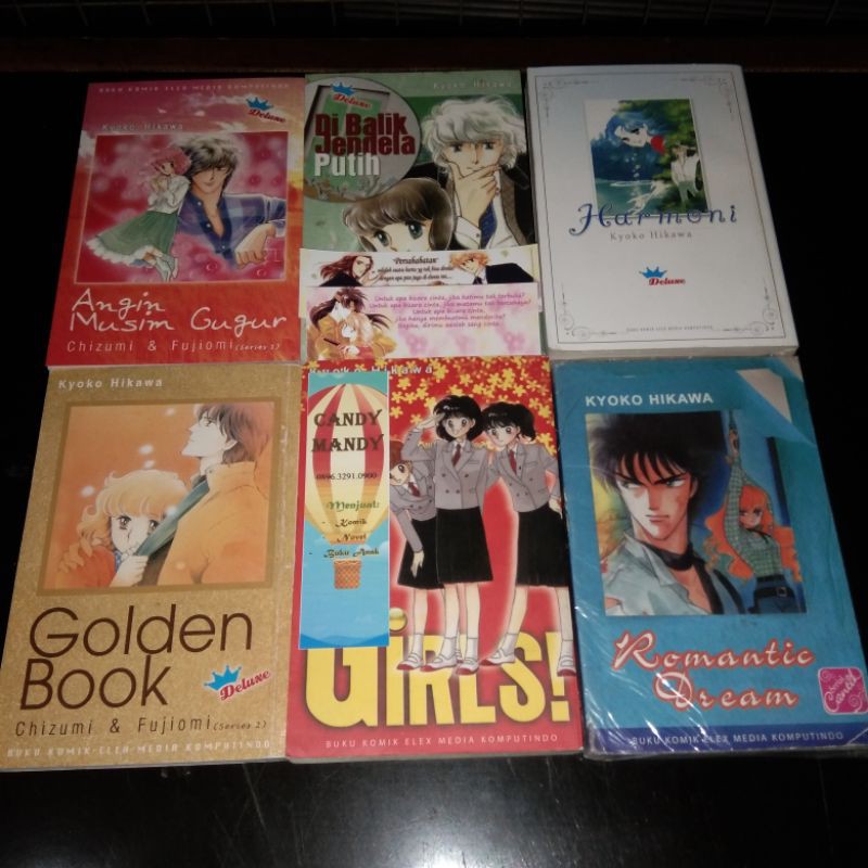 Komik Deluxe Kyoko Hikawa Serial Cantik One Shot set 2