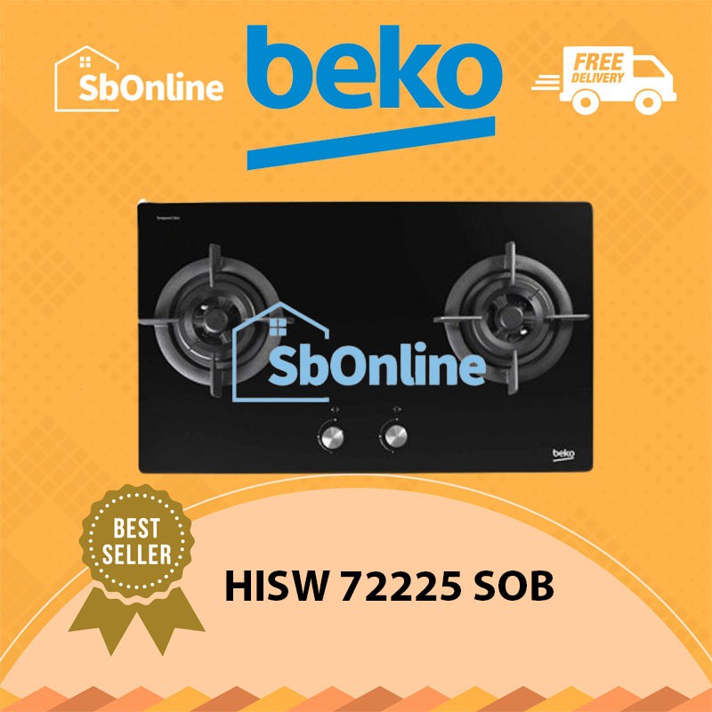 BEKO Kompor Tanam Gas 2 Tungku - HISW 72225 SOB