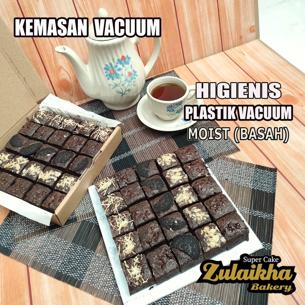 Brownies Fudgy Dark Chocolate/Brownies sekat/Fudgy brownie