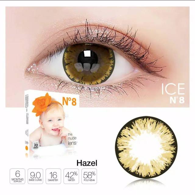 Softlens ICE N8 BABY EYES 16 MM